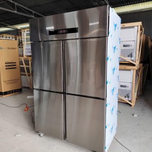 Tủ Đông inox 4 cánh Trực Tiếp