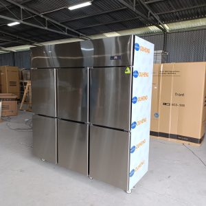 Tủ đông inox 6 cánh 2 chế độ Quạt Gió BCD -1800F