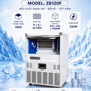 Máy làm đá OUCBOLL công suất 60kg - ZB120F