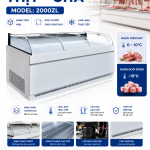 Tủ mát trưng bày OUCBOLL SCD-2000ZL