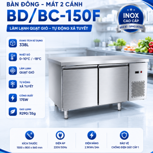 Bàn đông-mát inox BD/BC-150F