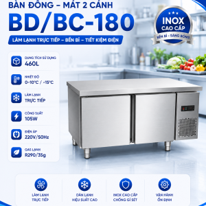 Bàn đông - mát inox BD/BC-180